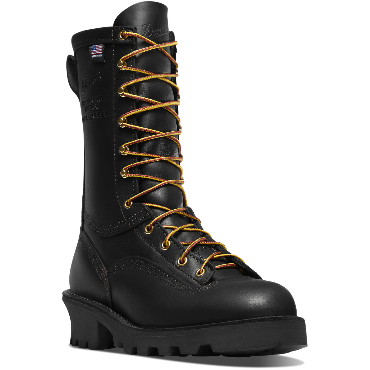 Danner Flashpoint II Black Work Boots Mens - South Africa 49607DGZK